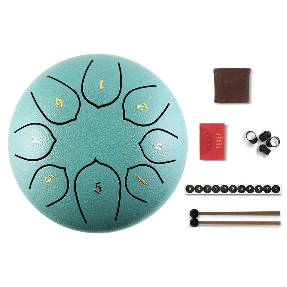 8-11 Tongue Drum Tuning 6" Steel Tongue Drum Kits