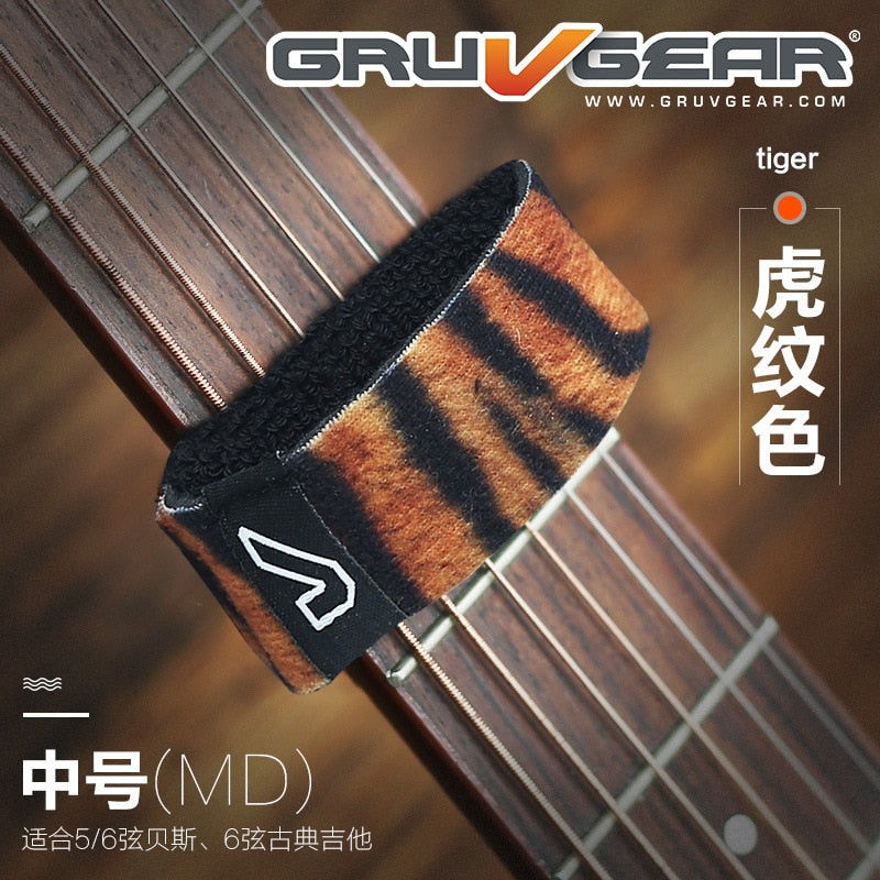 Gruv Gear FretWraps - Schnurschlagdämpfer für Bass, Akustikgitarre, Ukulele - Einzelpackung