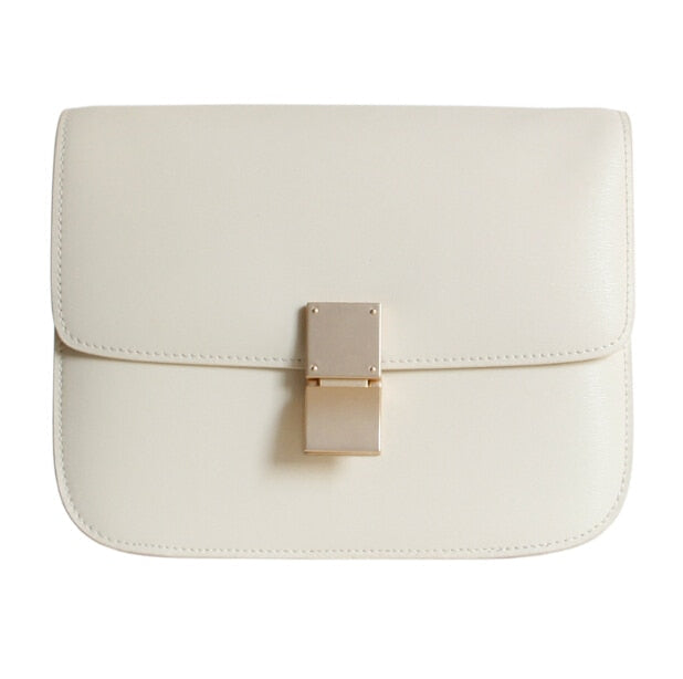 Women's luxury handbag made of genuine leather