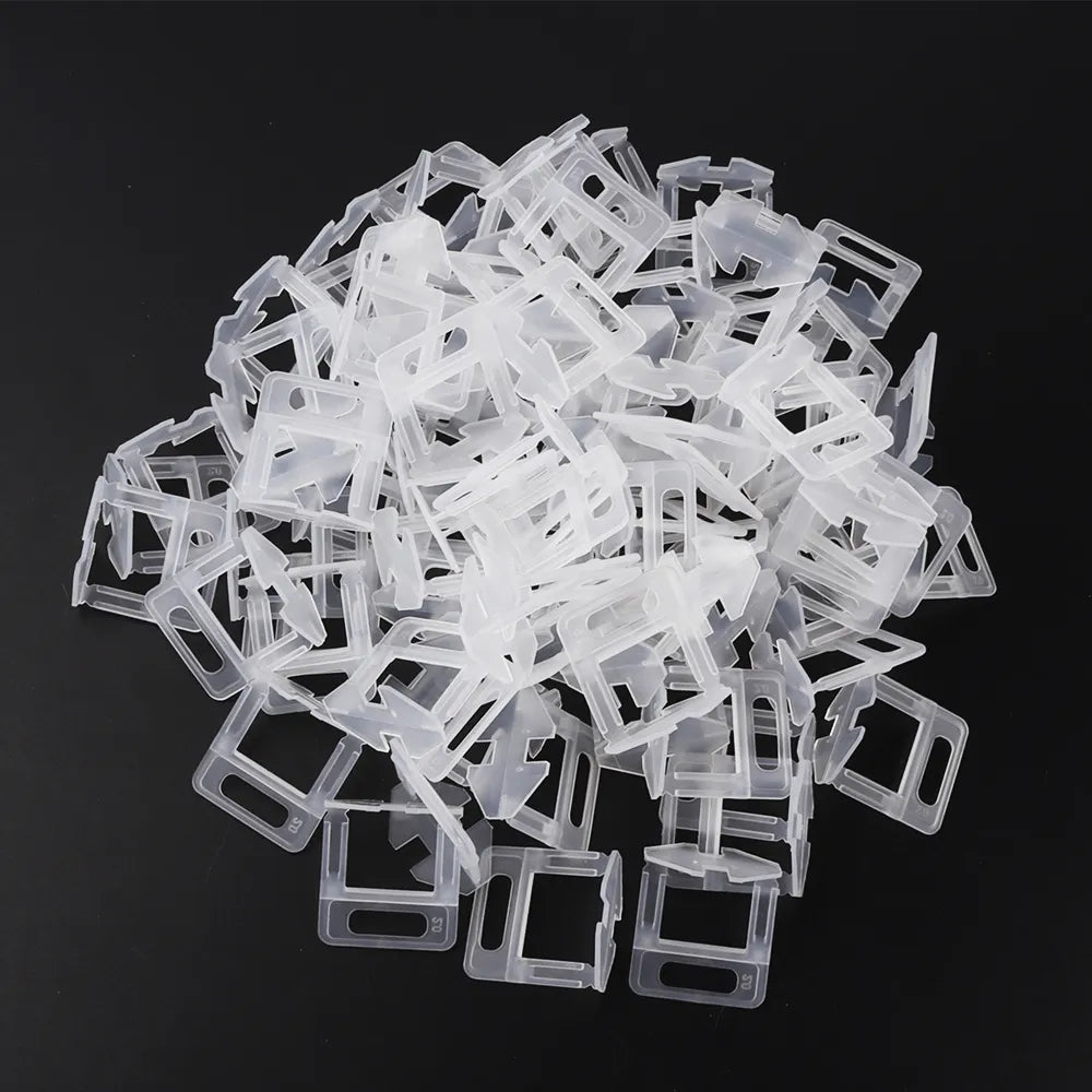 401pcs tile leveling system 1mm/1.5mm/2mm/2.5mm/3mm 300pcs clips+100pcs wedges +1pcs pliers plastic tile spacers tiling tools