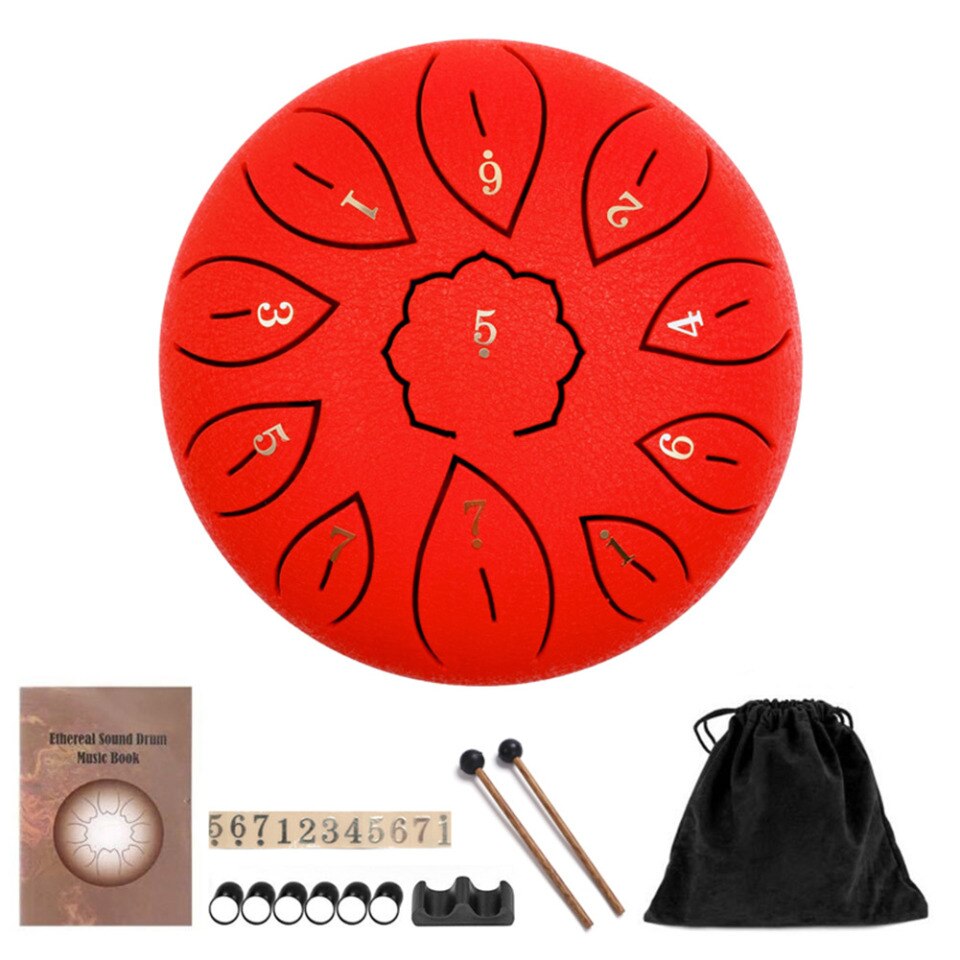 8-11 Tongue Drum Tuning 6" Steel Tongue Drum Kits