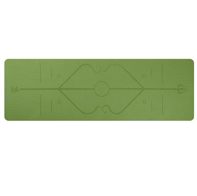 1830*610*6mm TPE Yoga Mat, Position Line