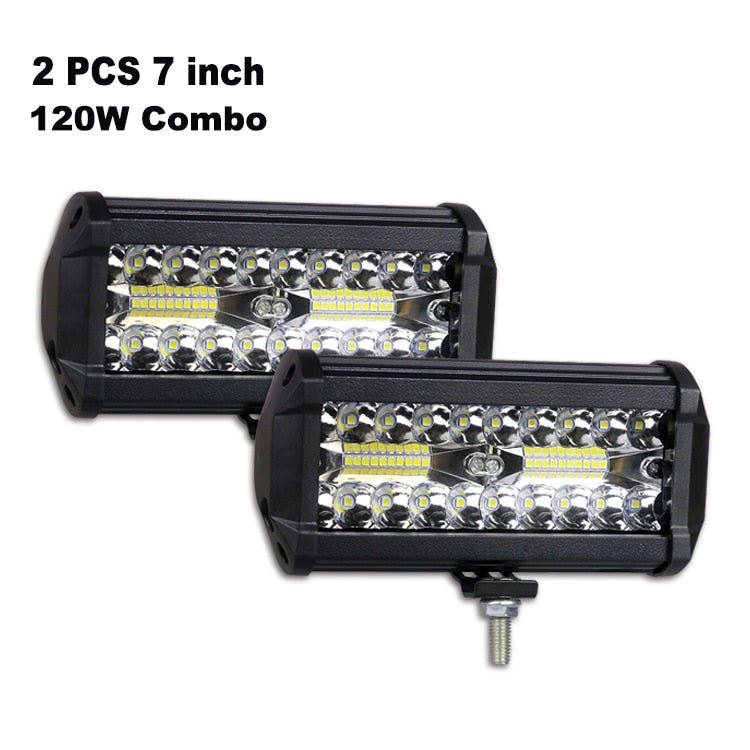 NLpear 12V 24V LED Bar Offroad Headlight Floodlight Combo LED Light Bar Work Light for Vehicles