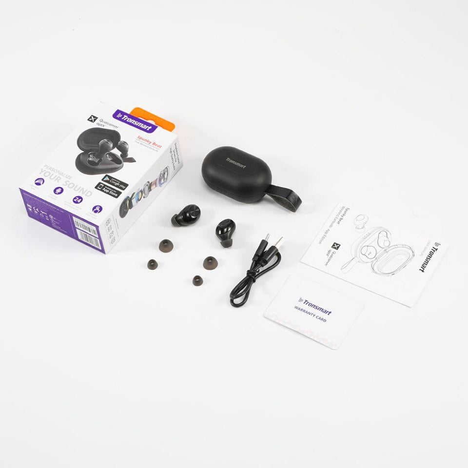 Tronsmart Spunky Beat TWS Bluetooth Kopfhörer APTX, Qualcomm Chip, CVC 8.0, Touch Control