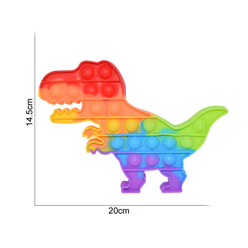Regenbogen Push Bubble Popit Fidget