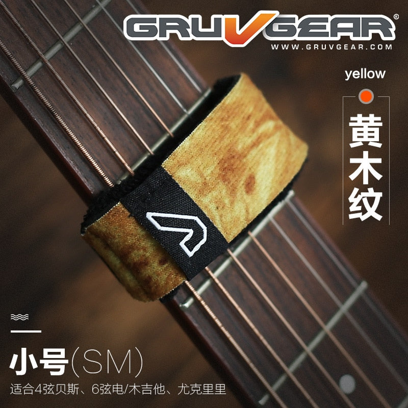Gruv Gear FretWraps - Schnurschlagdämpfer für Bass, Akustikgitarre, Ukulele - Einzelpackung