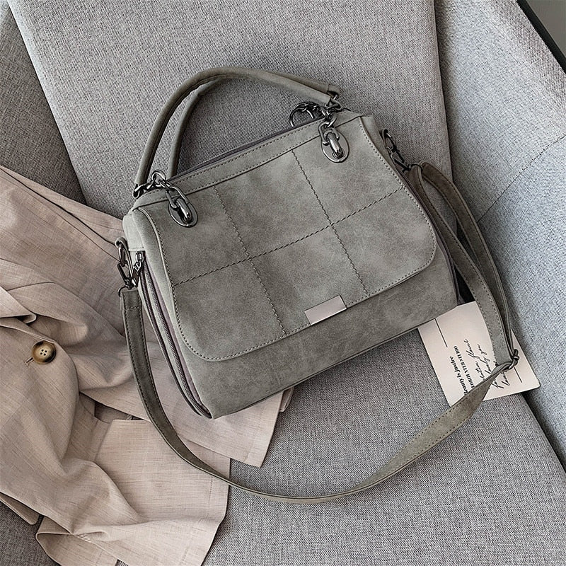 Fourre-tout en cuir PU pour femme Matt Gommage pour sac à main pour femme
