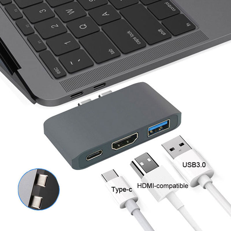 Possible USB C Hub Thunderbolt 3 Dock with HDMI-Rj45 Adapter for MacBook Pro-Air M1