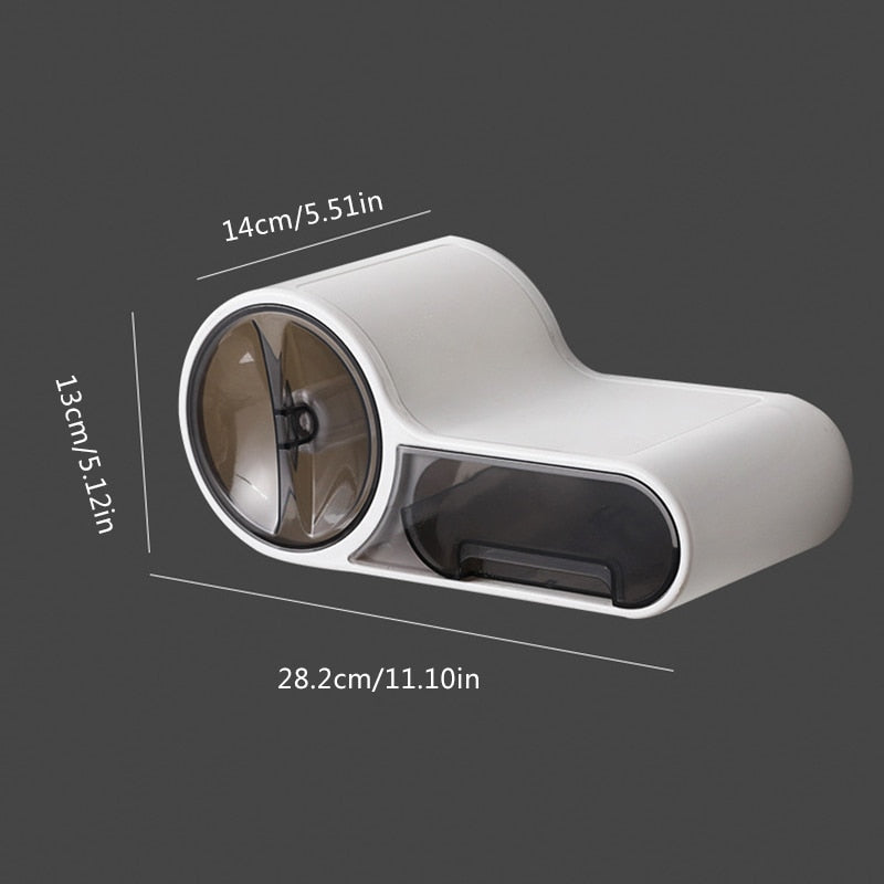 Wall-mounted toilet paper holder, waterproof