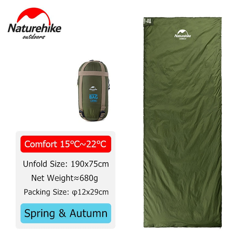 Naturehike Camping Sleeping Bag LW180, waterproof