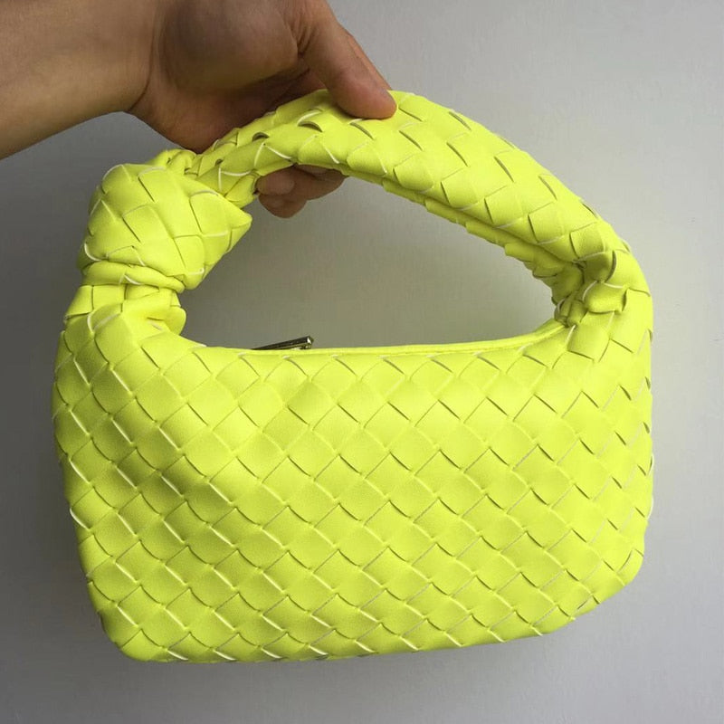 2021 Luxury Woven Leather Shoulder Bag