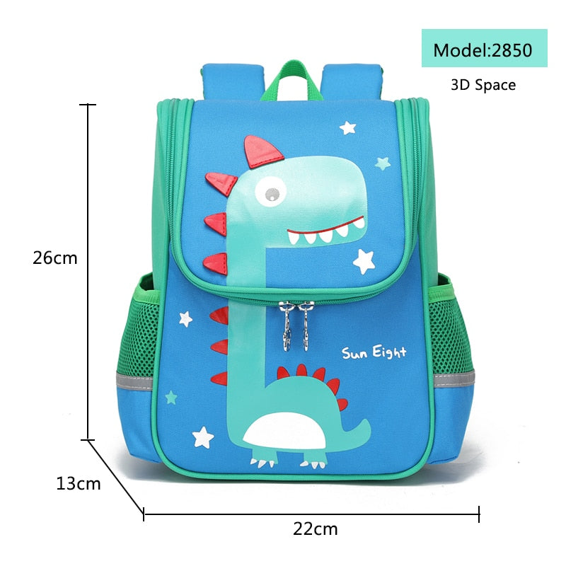 Heiße 3D Cartoon Tier Baby Rucksäcke für Kinder