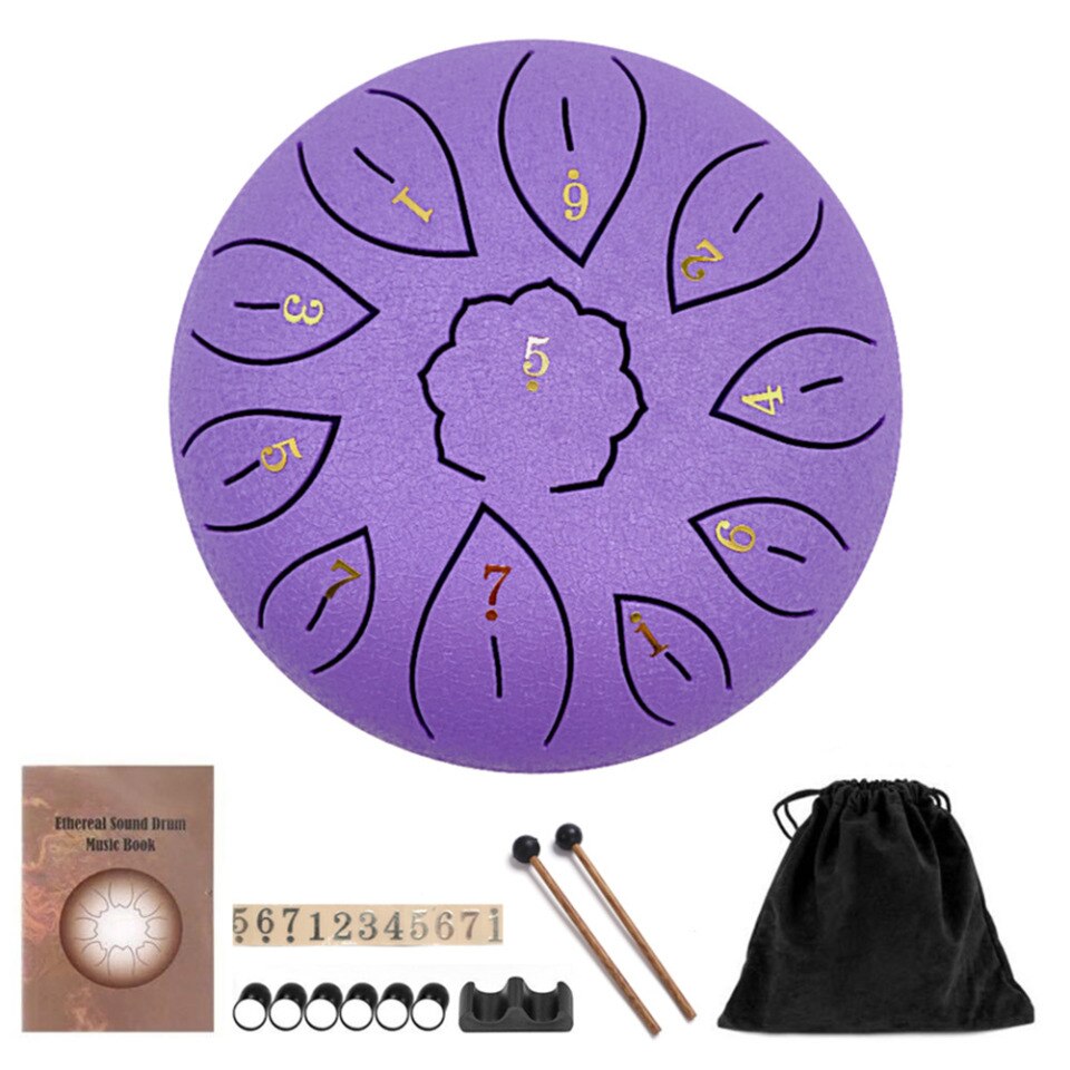 8-11 Tongue Drum Tuning 6" Steel Tongue Drum Kits