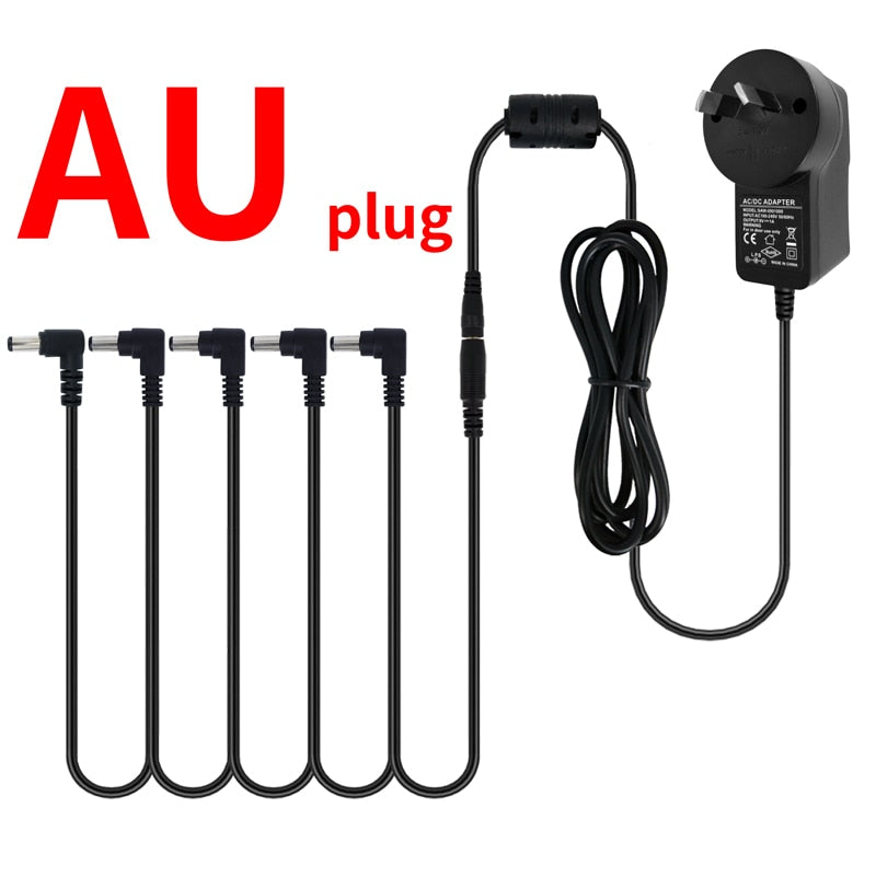 5-Wege-E-Gitarren-Effektpedal Stromzubehör