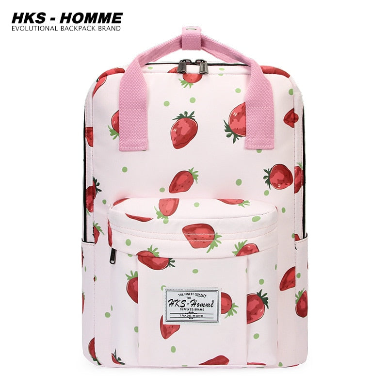Fashion 2021: Women Canvas Backpack, Waterproof, Laptop, School