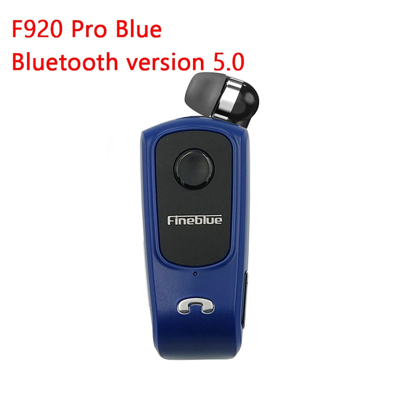 Fineblue F920 Pro BT5.0 Mini Wireless Bluetooth Headset mit Anruf-Erinnerung und Vibrationsfunktion für Sport und Laufen