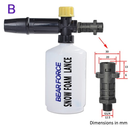 Foam cannon for Karcher Kranzle Interskol Elitech Huter Gerni Stihl high pressure cleaners
