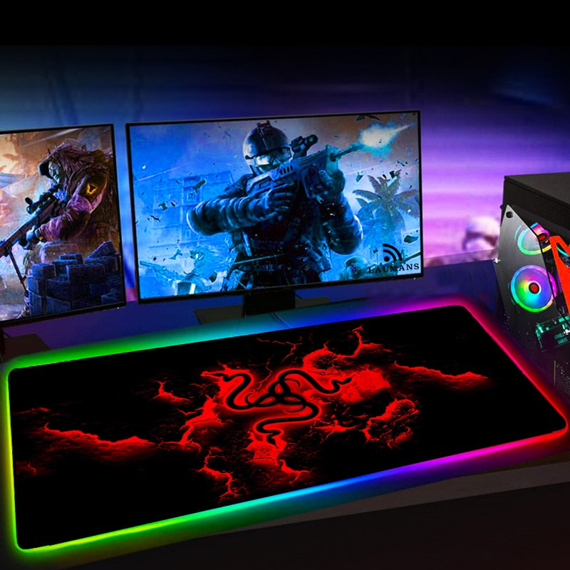RGB Gaming Mauspad mit LED