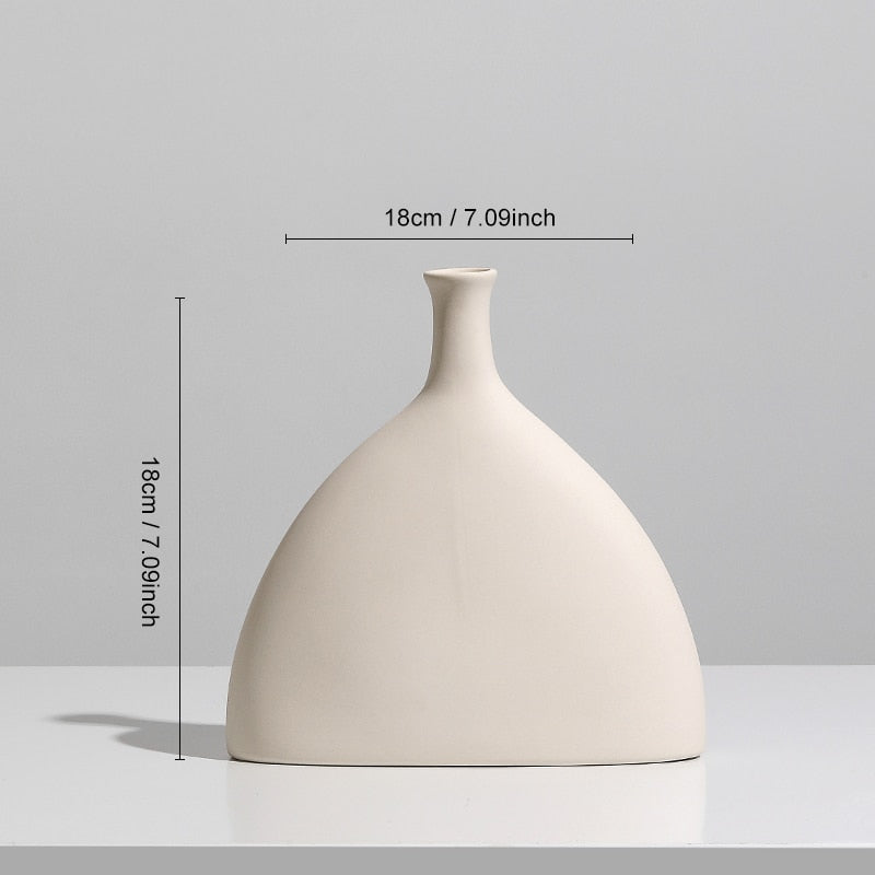Vase Home Decor Flower Arrangement Nordic Style Ceramic Art Home Decor