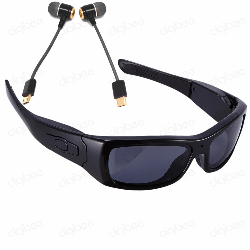 TR90 Eyewear Sports Cam OTG HD 1080P Polarized Sunglasses Mini Camera Glasses