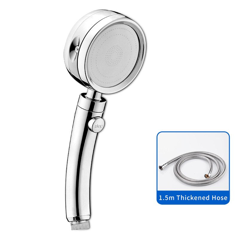Hand shower head 5 functions, high pressure, adjustable bath nozzles