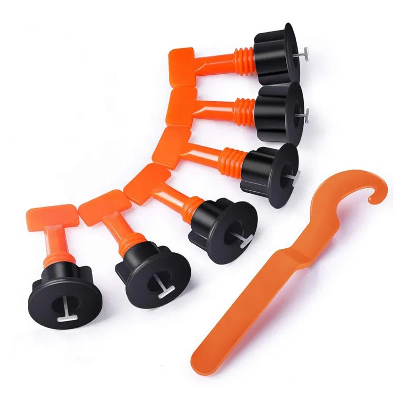 702/1404Pcs flat ceramic floor wall construction tools reusable tile leveling system