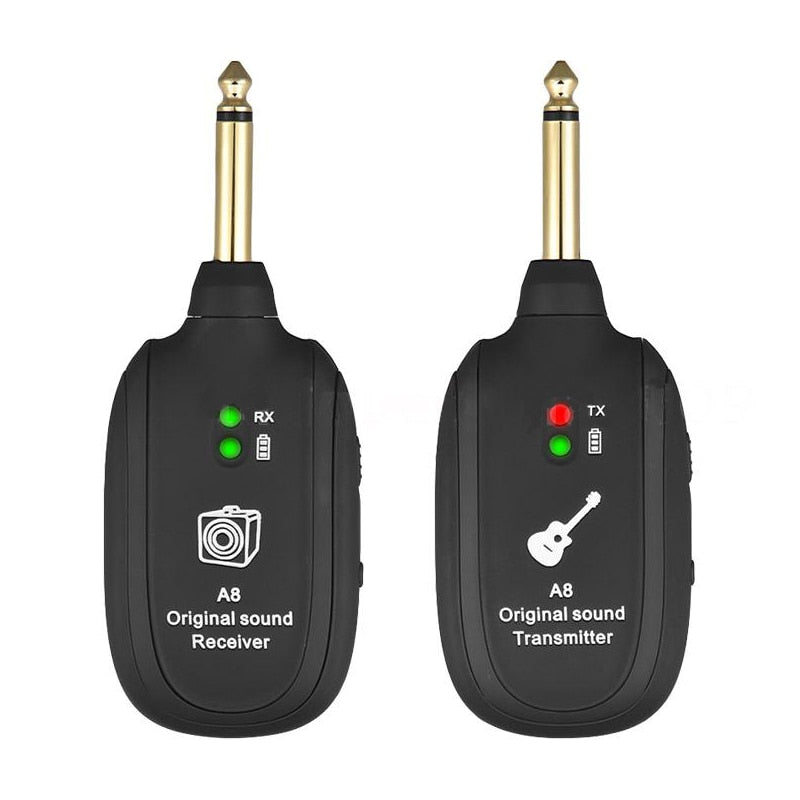 Système sans fil pour guitare UHF avec émetteur-récepteur