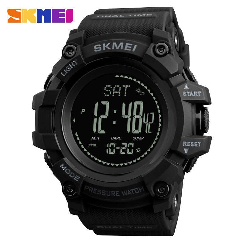 SKMEI men's sports watch with pedometer, calorie counter and altimeter