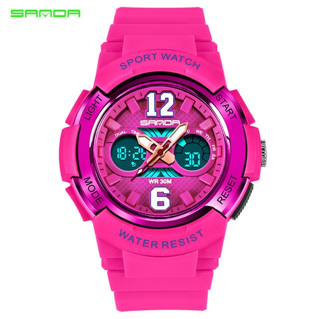 SANDA Children's Sports Watch LED Digital Waterproof