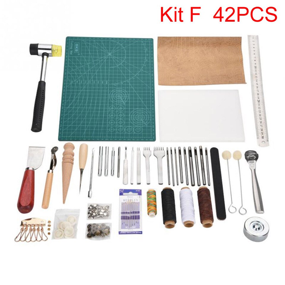 Leathercraft tool set for professional handwork