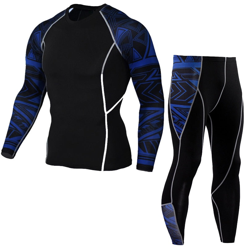 Winter thermal set for men's sportswear