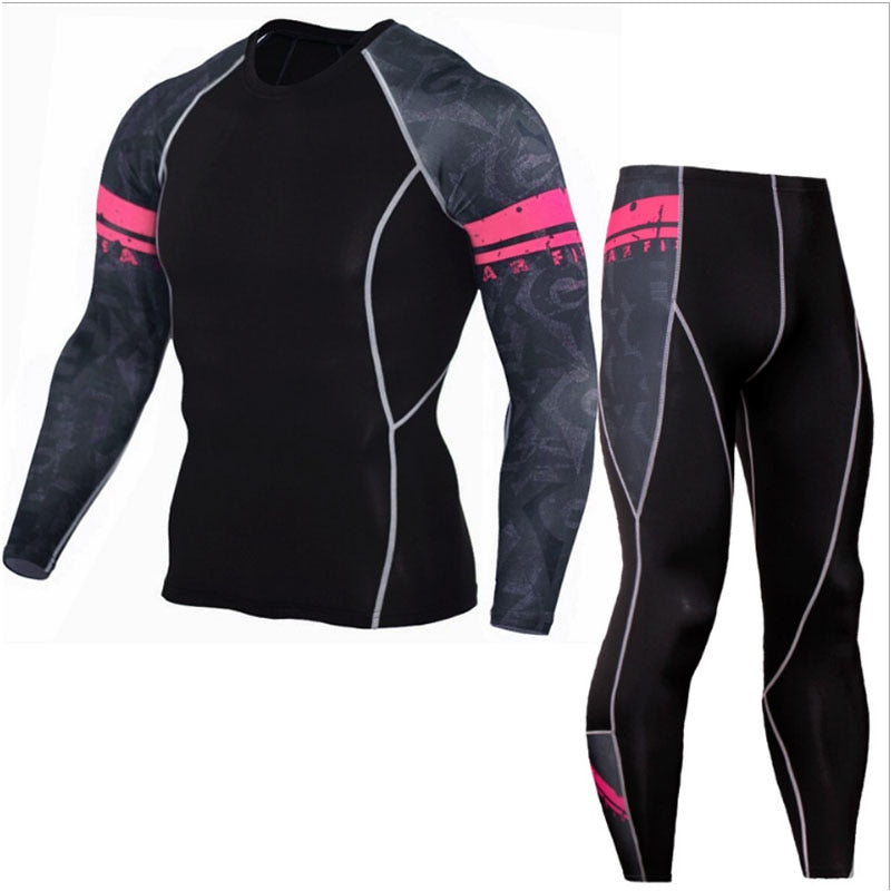 Winter thermal set for men's sportswear