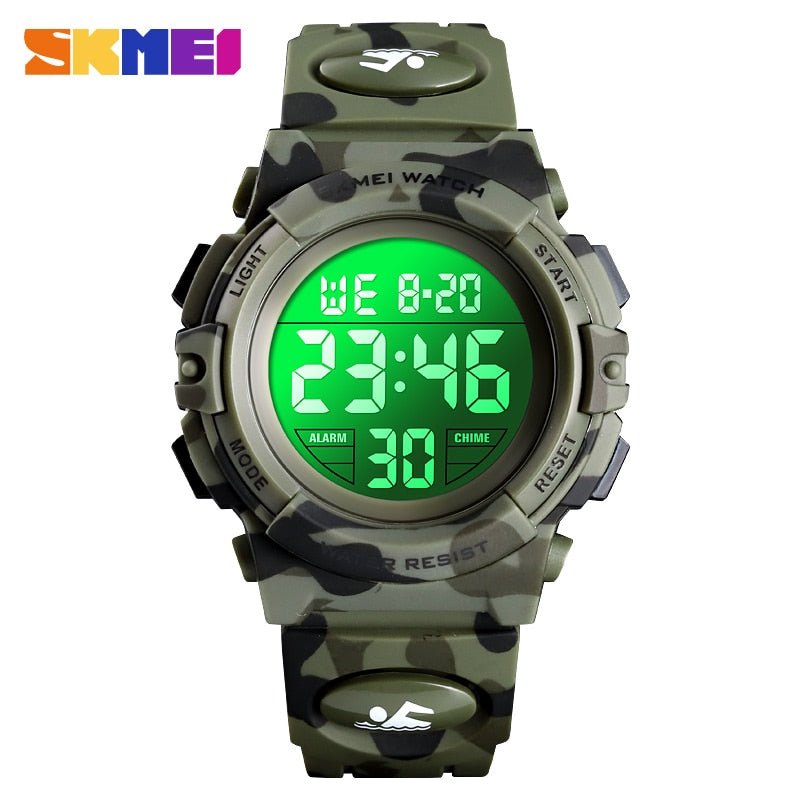 SKMEI children's sports watch 50M waterproof with stopwatch