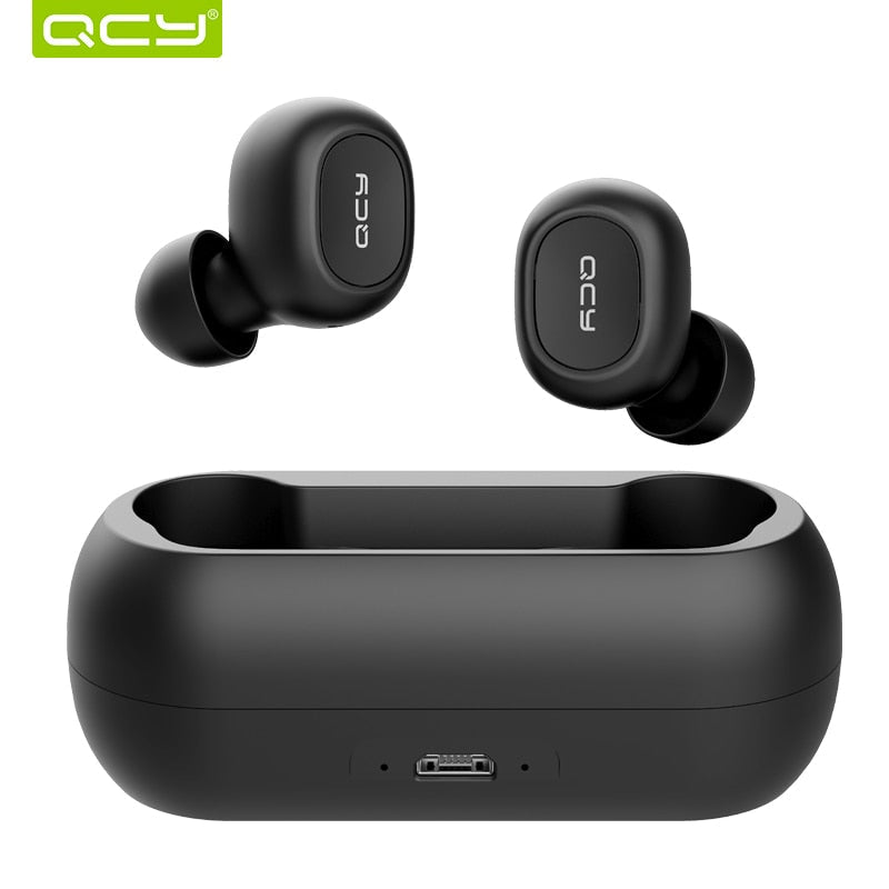 QCY T1C QS1 Bluetooth 5.0 Kopfhörer - Wireless 3D Stereo TWS mit Dual Mikrofon und Customizing APP
