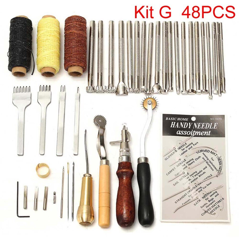 Leathercraft tool set for professional handwork