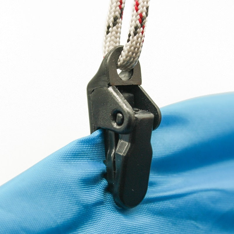 10PCS Tent Pull Point Clip Outdoor Camping Tent Alligator Clip Pull Point Hook Buckle for Tent