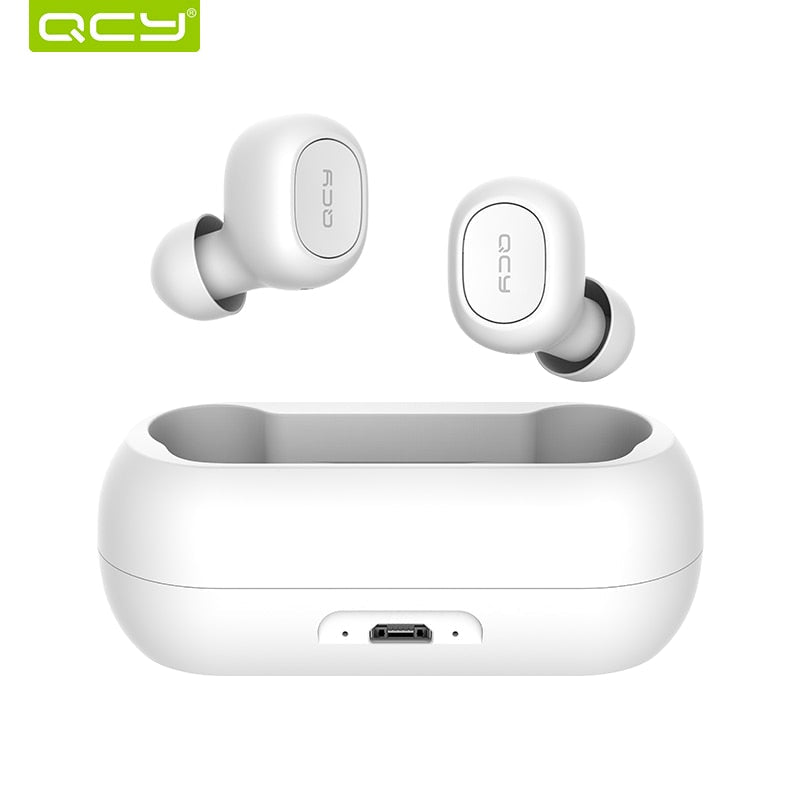 QCY T1C QS1 Bluetooth 5.0 Kopfhörer - Wireless 3D Stereo TWS mit Dual Mikrofon und Customizing APP