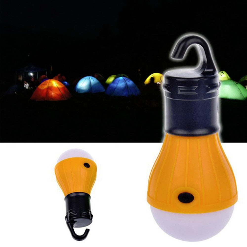 Mini tragbare Laterne Notlicht Glühbirne batteriebetrieben Camping Outdoor Strand Zelt Licht