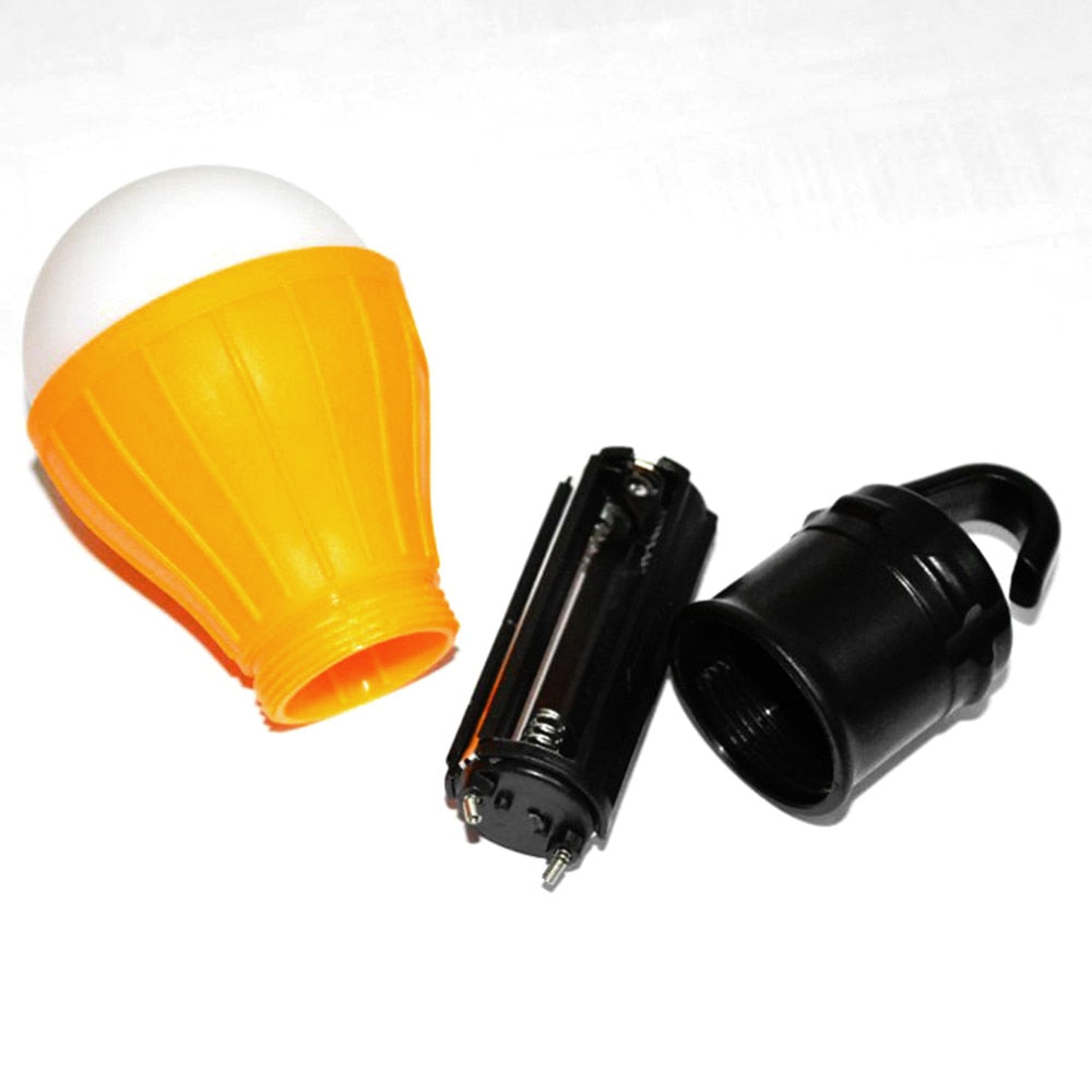 Mini tragbare Laterne Notlicht Glühbirne batteriebetrieben Camping Outdoor Strand Zelt Licht