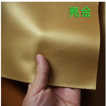 50x70cm PU embossed slychee leather fabric, artificial leather for sewing 