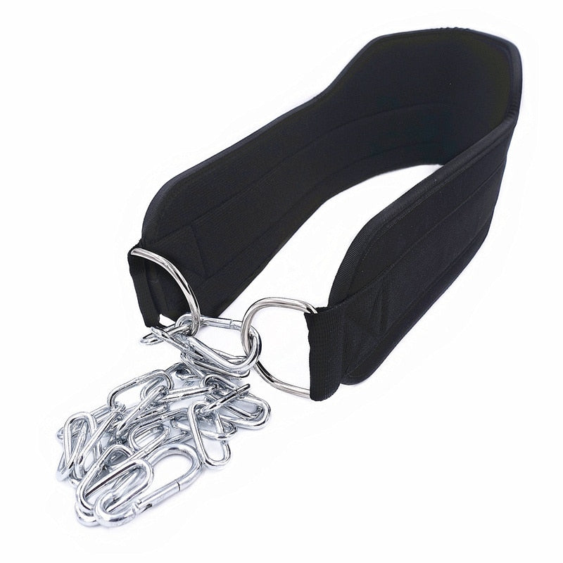 Dickes Neopren Gewichtheben Gürtel mit Kette