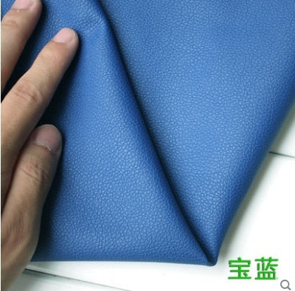 50x70cm PU embossed slychee leather fabric, artificial leather for sewing 