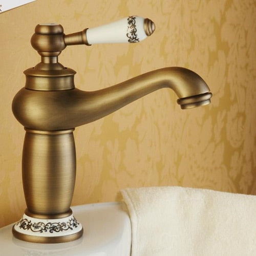 Bathroom Faucet Antique Bronze Finish