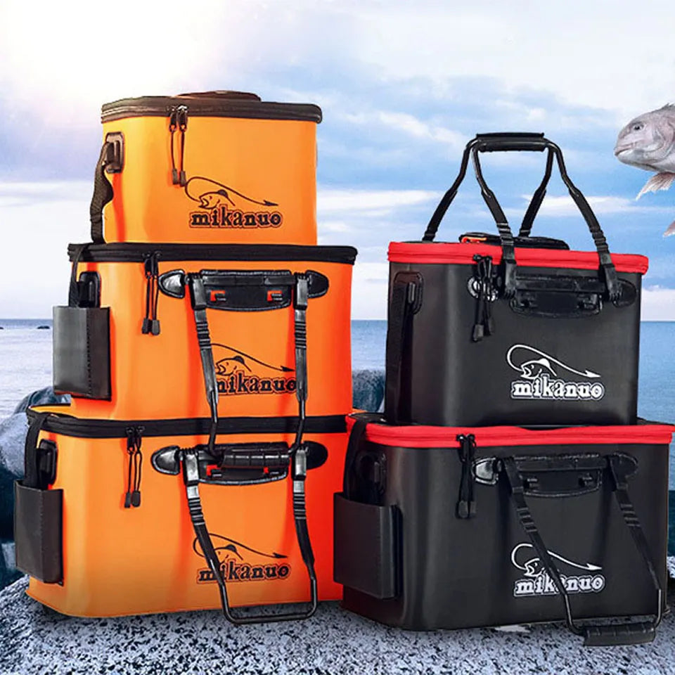 WALK FISH Hochwertige 30/35/40/45/50cm Outdoor EVA Eimer Folding Camping Wandern Eimer Angeln Taschen