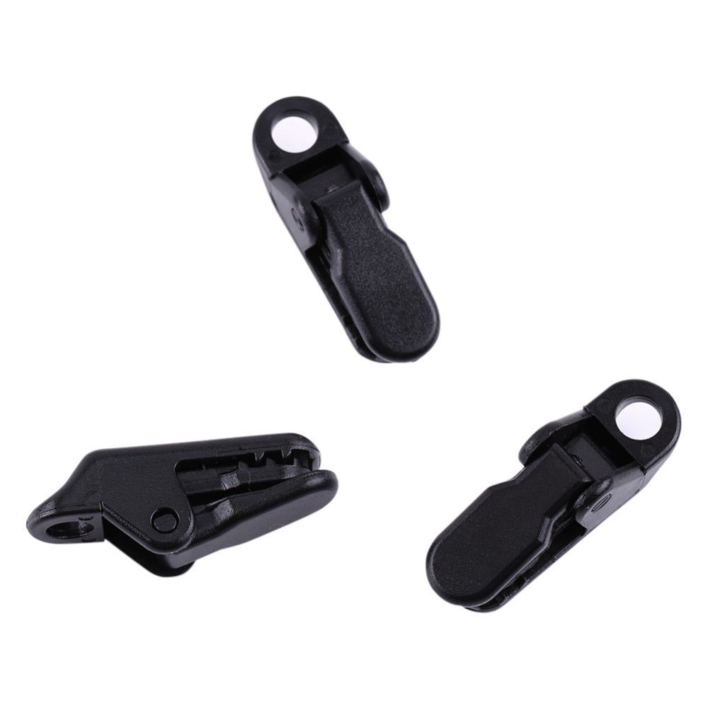 10PCS Tent Pull Point Clip Outdoor Camping Tent Alligator Clip Pull Point Hook Buckle for Tent