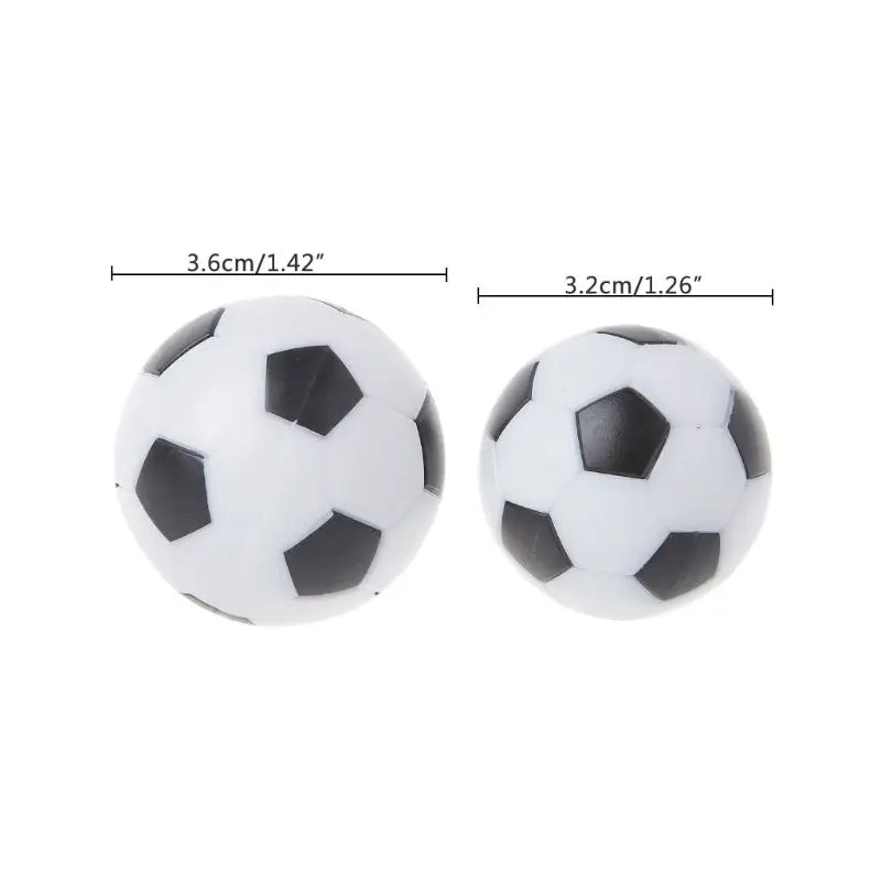 2pcs Resin Foosball Table Soccer Ball Indoor Games