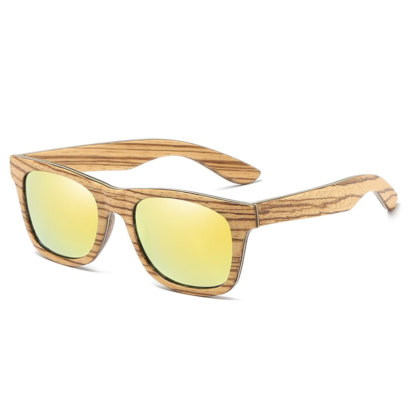 Handgefertigte Holz-Sonnenbrille für Frauen und Männer