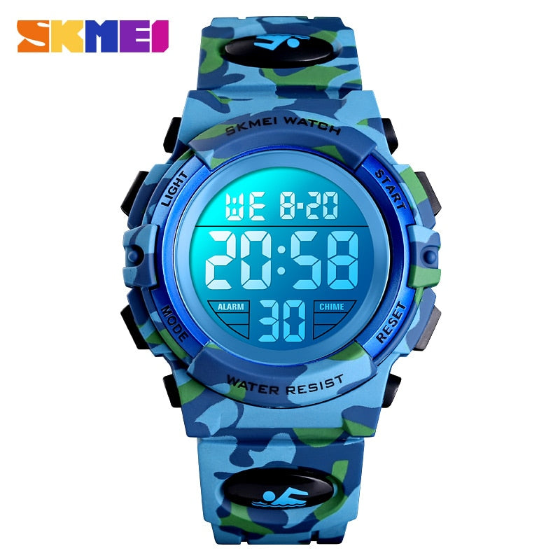 SKMEI children's sports watch 50M waterproof with stopwatch