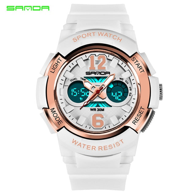 SANDA Children's Sports Watch LED Digital Waterproof
