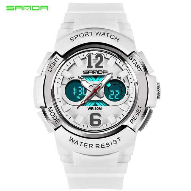 SANDA Children's Sports Watch LED Digital Waterproof